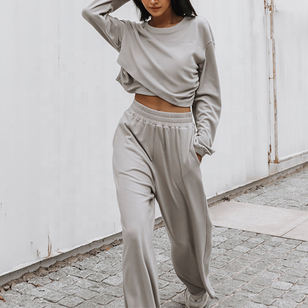 long sleeve sweatshirt and sweatpants set